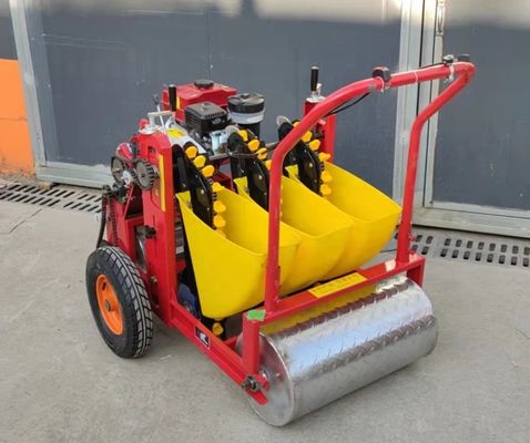 품질  Hand push 3-6rows gasoline engine seed planting garlic planting machine gasoline garlic seeder planter 공장